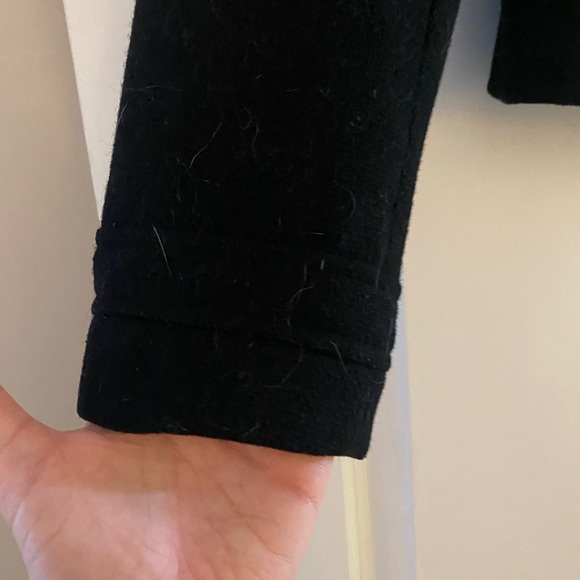 Cynthia Rowley wool motorcycle jacket, silk lined - Picture 6 of 7